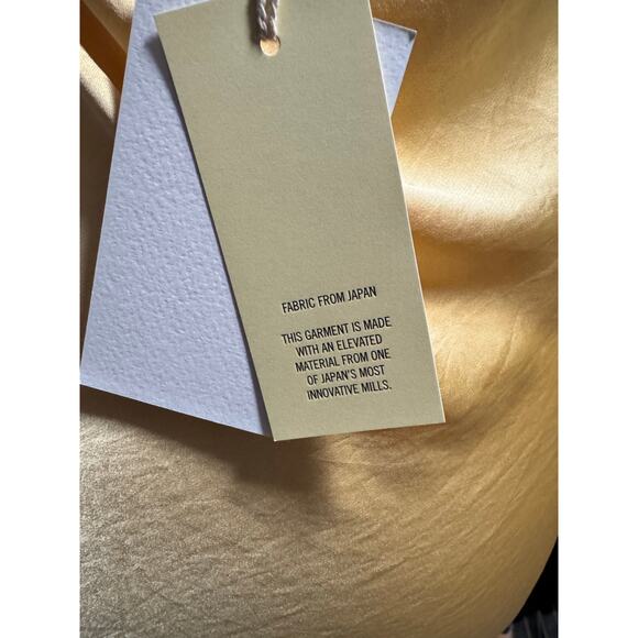 NWT ARITIZIA WILFRED ONLY Butter Yellow Slip Dress in SZ Small Petite - Picture 5 of 8